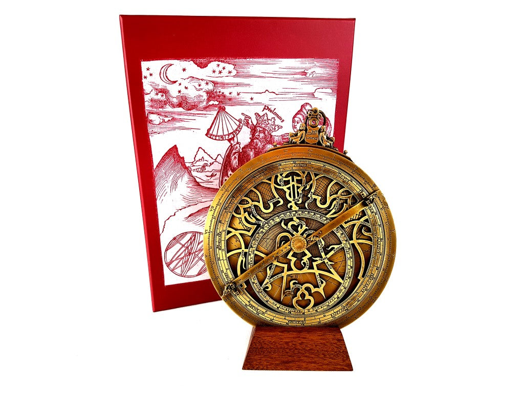 Large brass Rojas astrolabe – diameter 20 cm – reproduction – H34