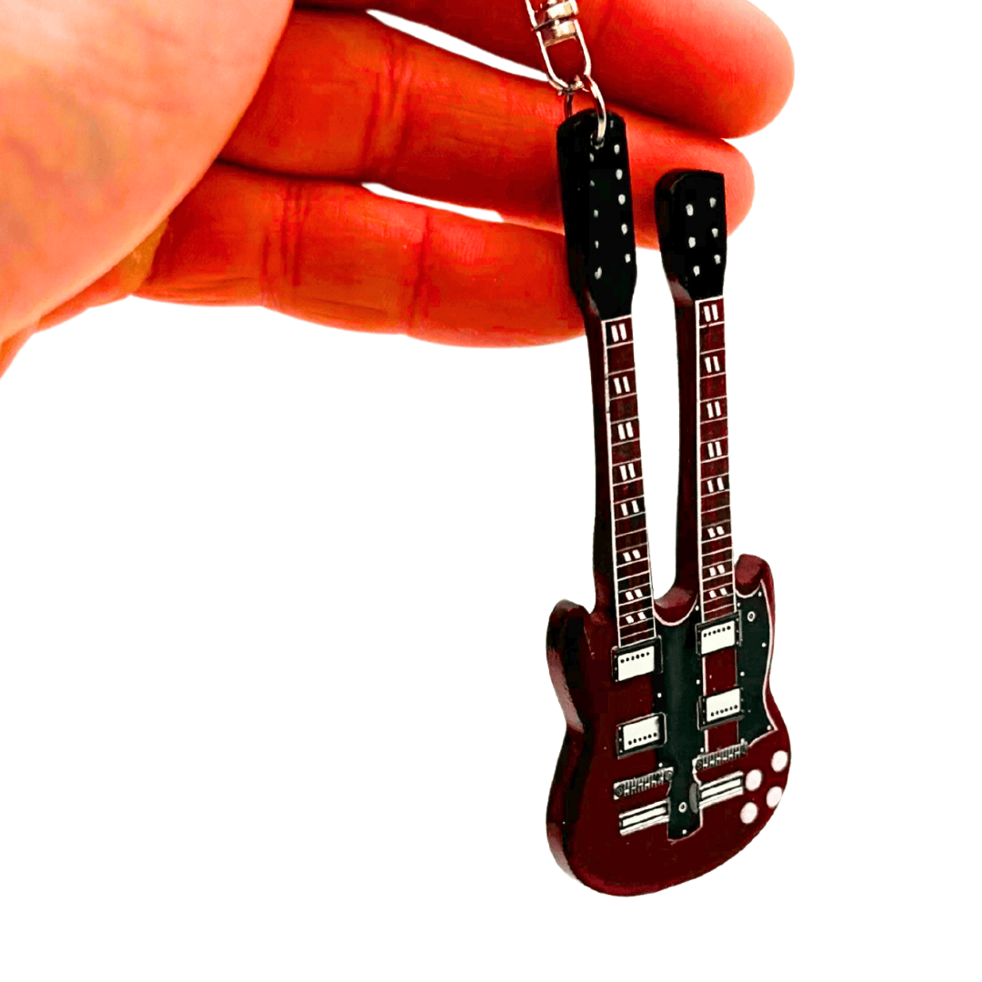 Led Zeppelin guitar keyring - Jimmy Page - EGK-0115