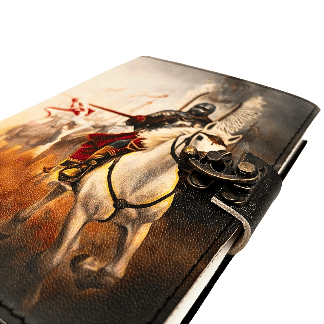 Leather Notebook Hussars Patriotic Diary - 200 pages - AH14