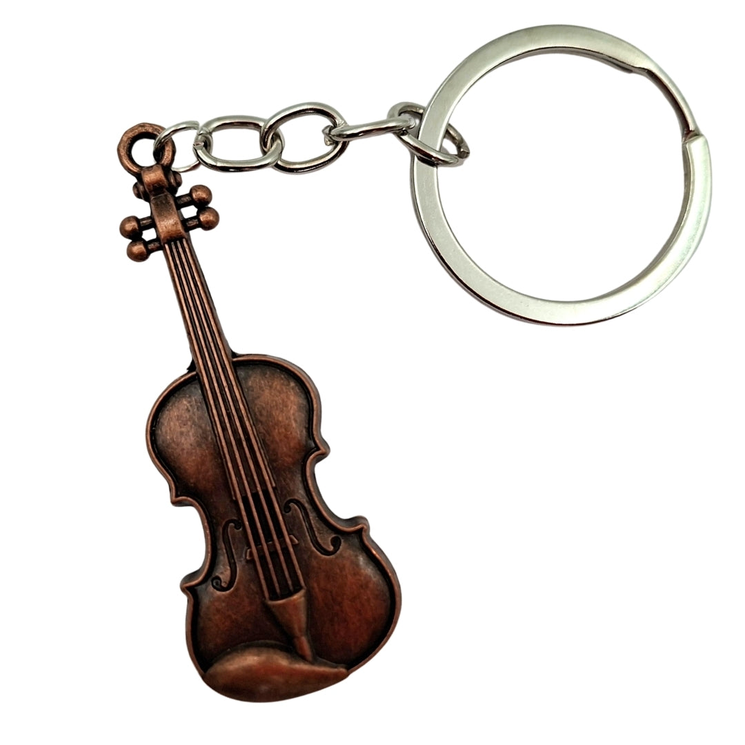 Musical Metal Keychain Violin MKT-0145