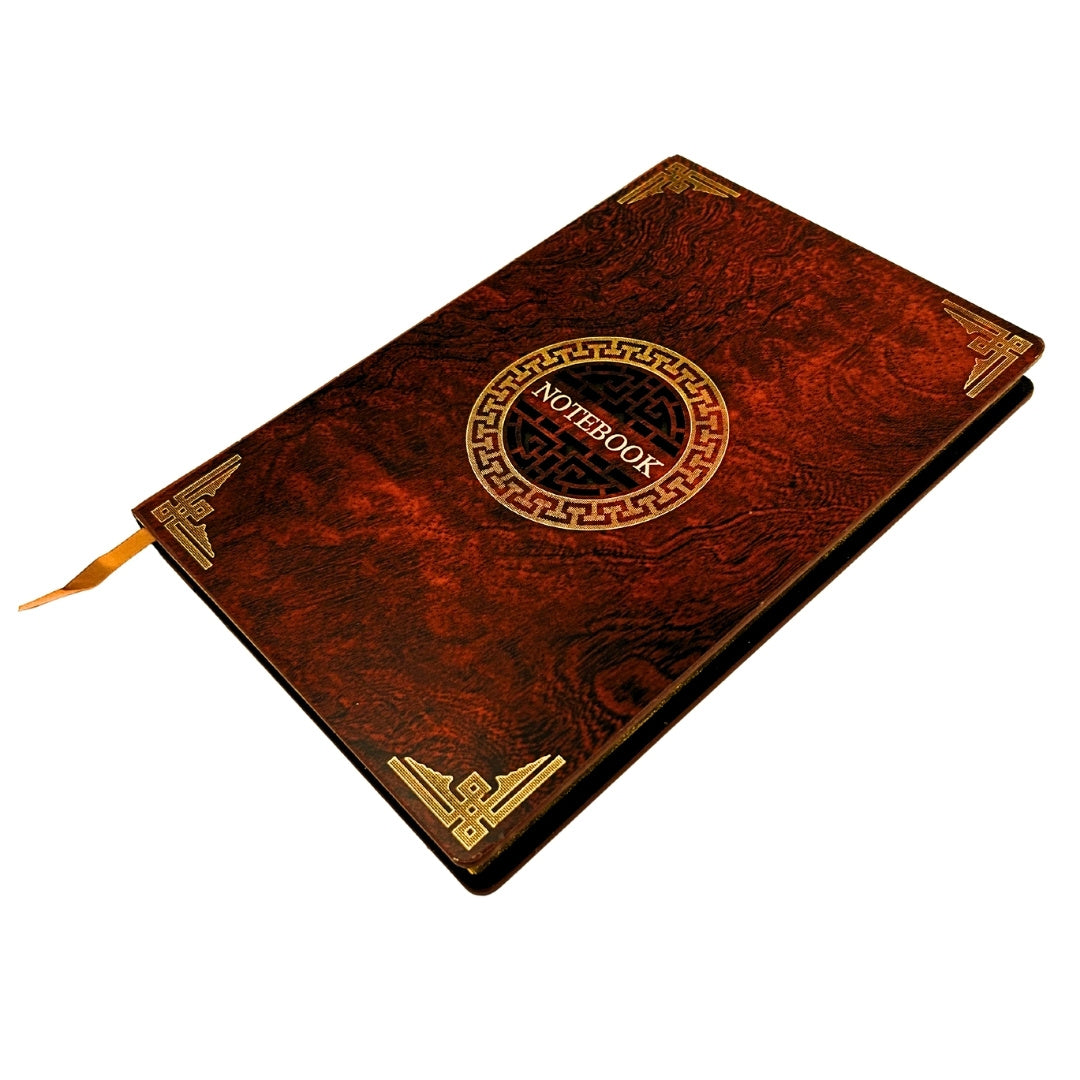 Elegant A5 Notebook with Wooden Cover – EE1