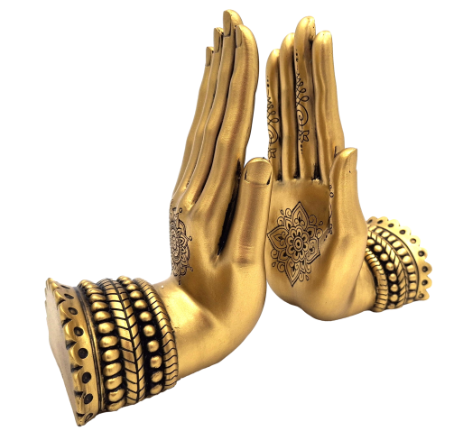 Gold Bookend - Hands - 43801FJHH