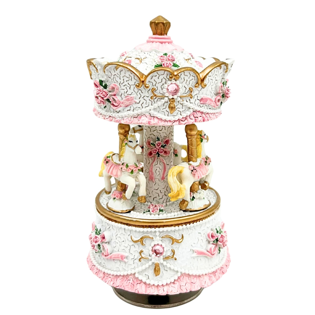 Pastel Carousel Music Box - MP-333