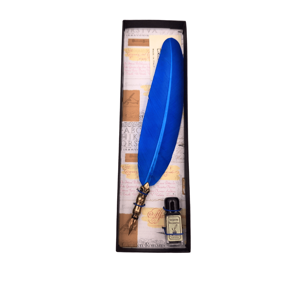 Calligraphy Set - Blue Pen - 7651