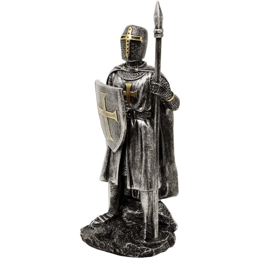Knight with Spear Figurine 20 cm polyresin - MC-23080