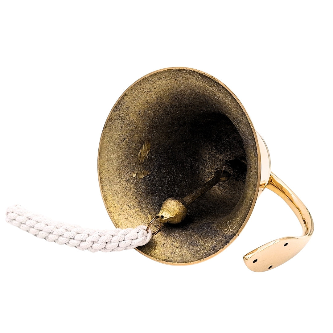 Brass ship's bell, Diameter 17.5 cm - Nautical decoration - HB43/7