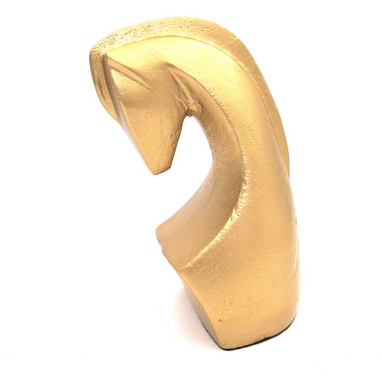Decorative horse head figurine