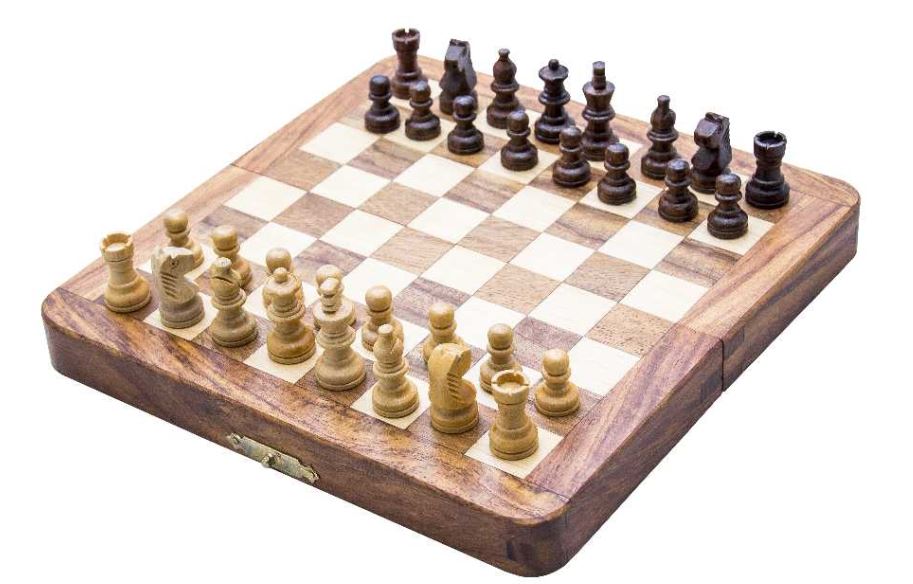 Wooden Magnetic Chess Set - Strategy Game - G201Z