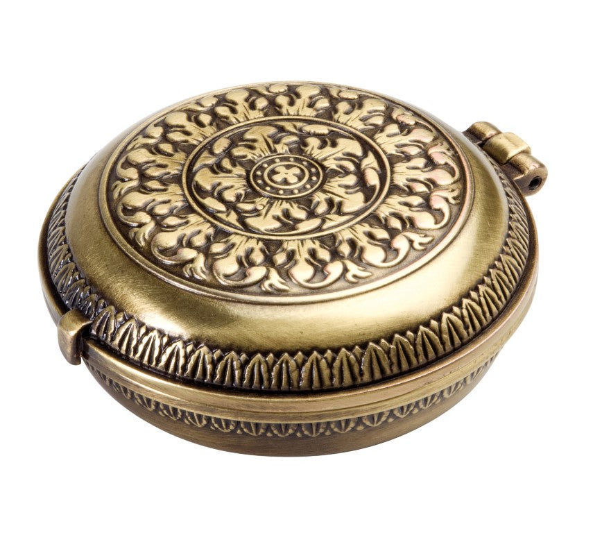Brass Urania Propitia compass with sundial - premium - H45