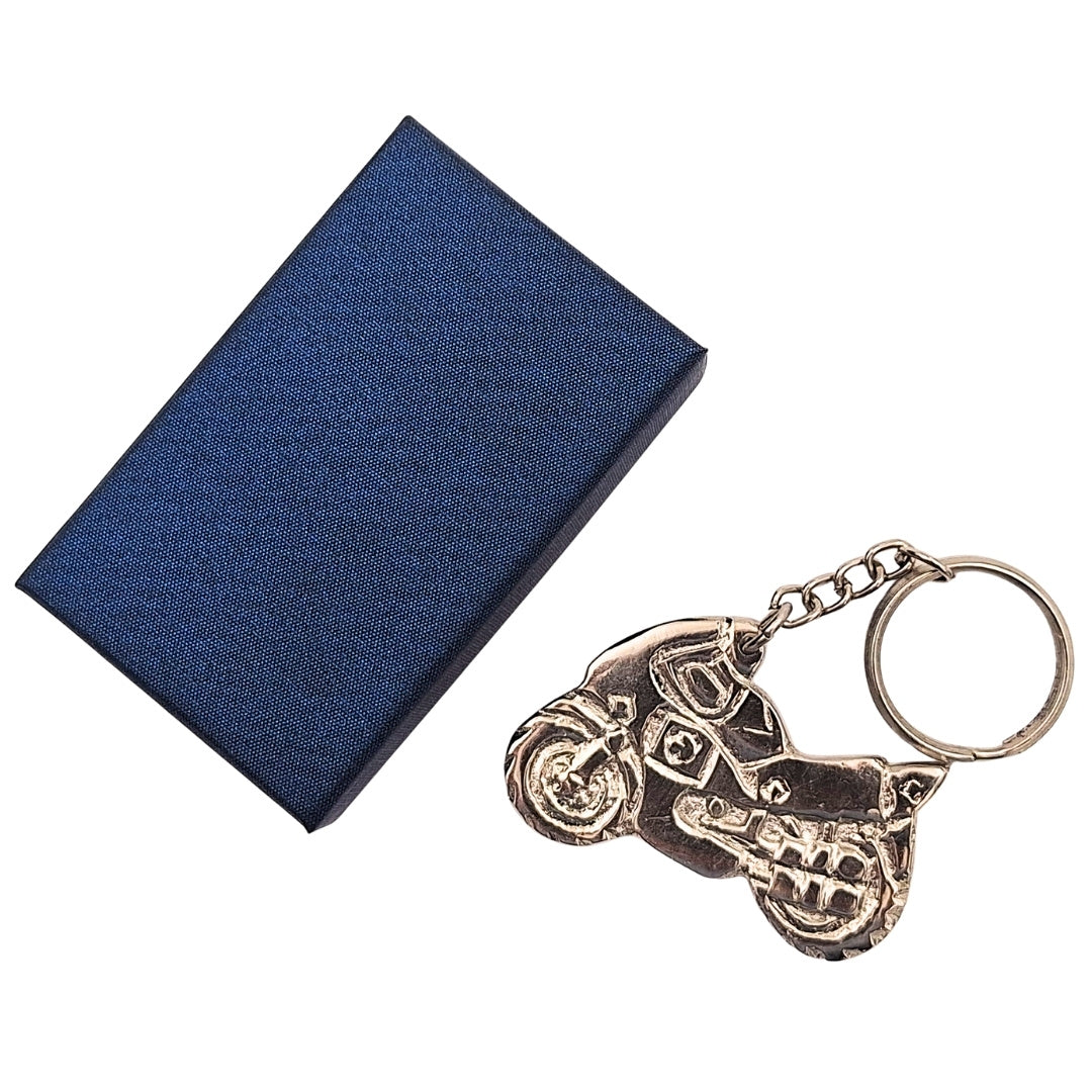 Metal Motorcycle Keychain in an Elegant Box – Gift for a Motorcyclist - MT203A