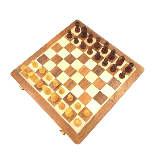 Magnetic Wooden Chess Set 25x25cm - DNU-026