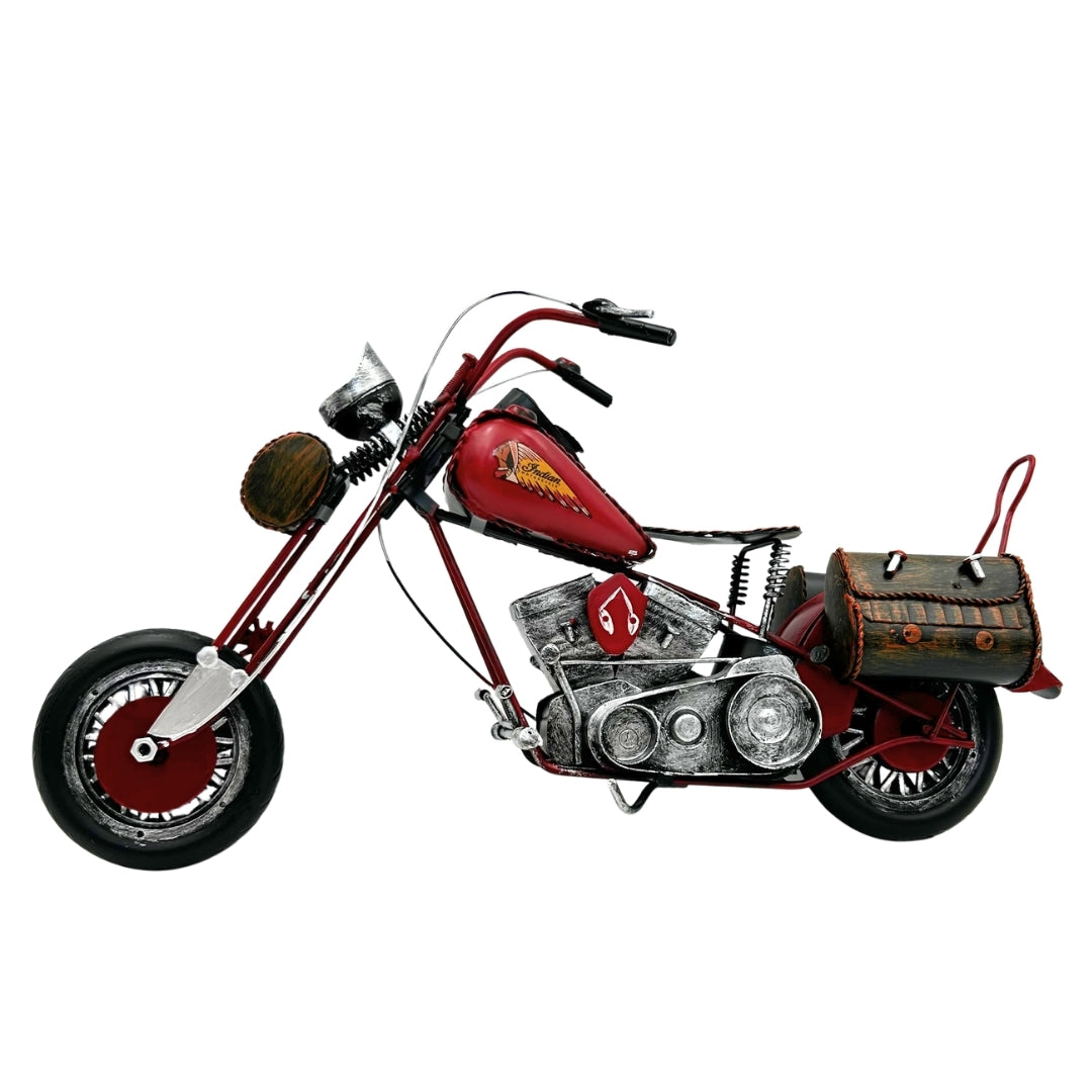 Large Metal Model Classic Motorcycle - 040SMT