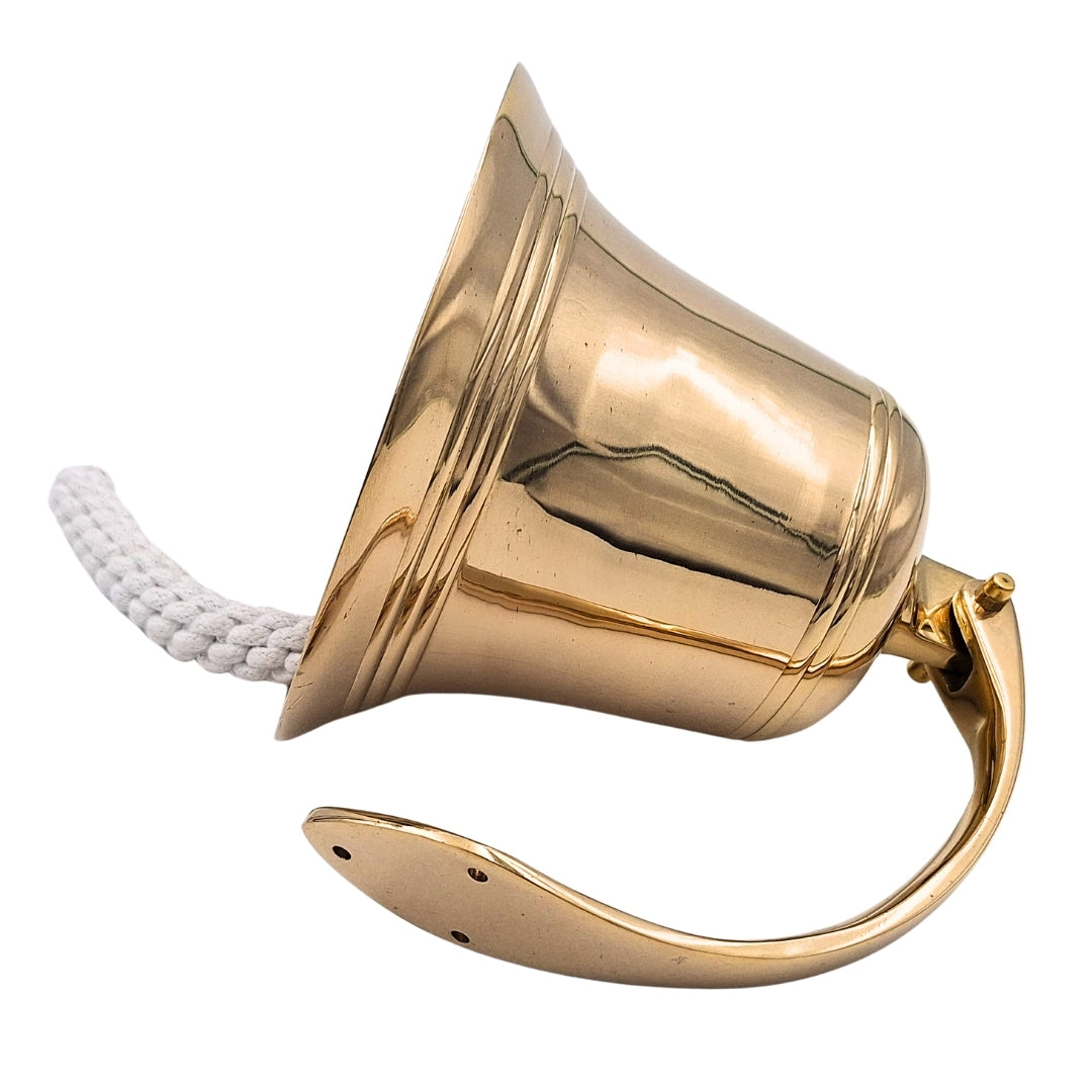 Brass ship's bell, Diameter 17.5 cm - Nautical decoration - HB43/7