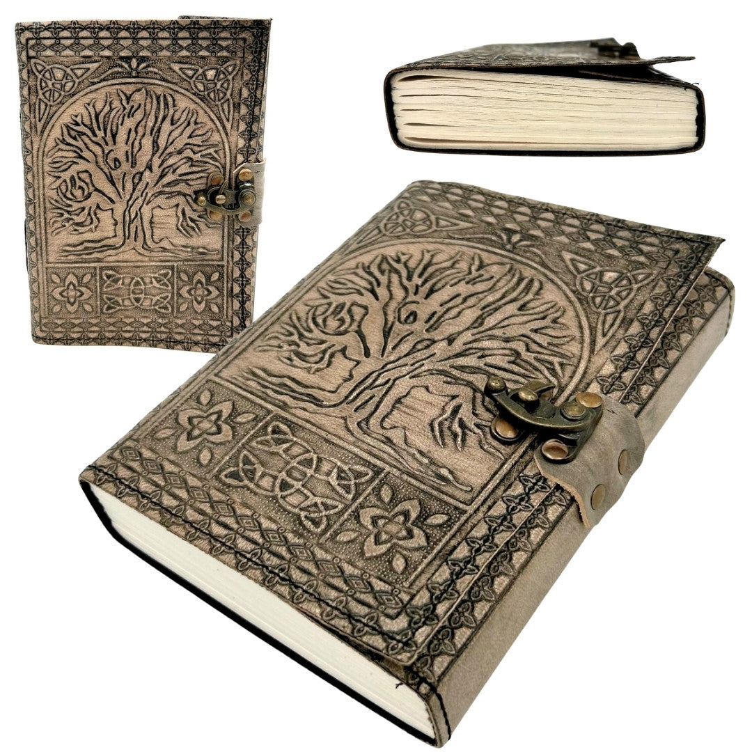 Retro Leather Notebook Tree of Life – 200 Pages 125 GSM - H019