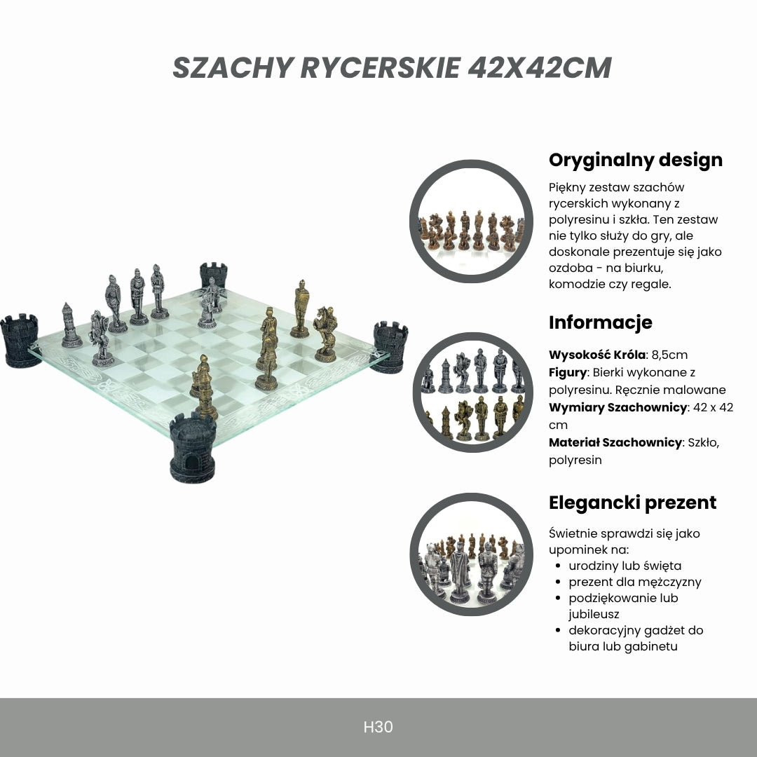 Knight Chess Set 42 x 42cm - MC-6061
