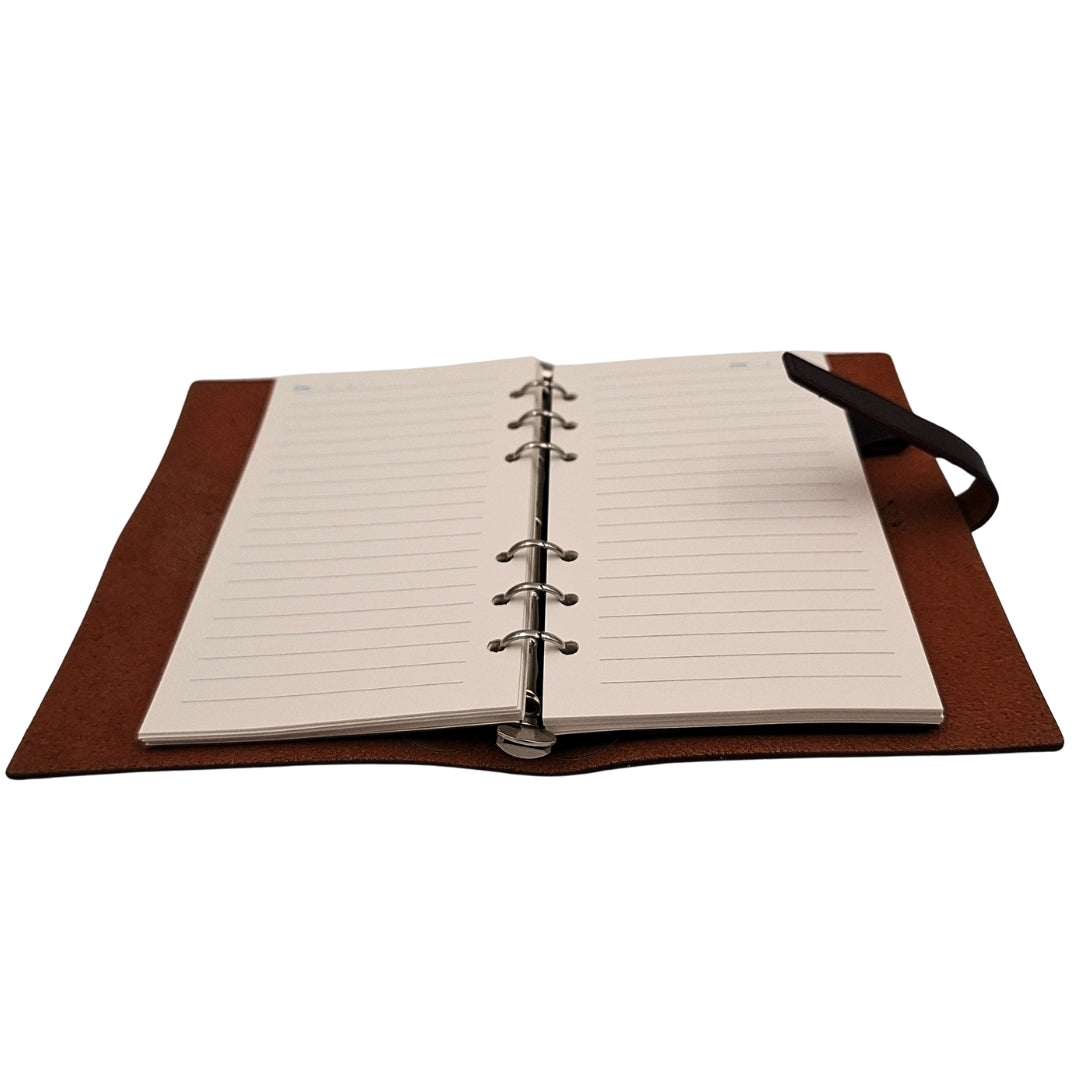 Elegant A6 Retro Vintage Leather Notebook with Closure – Diary – EE3