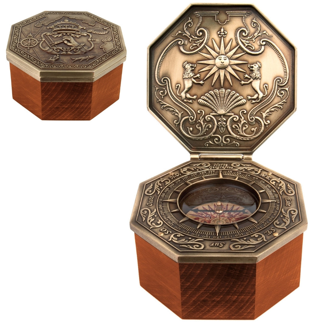 Exclusive Cardan Magnetic Compass - Replica - Nautical Gift – H44