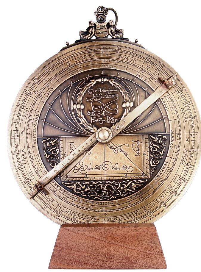 Large European astrolabe - diameter 20 cm - Premium gift for an astronomer or sailor - H35