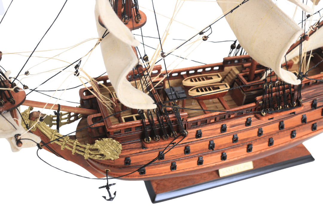 Exclusive San Felipe sailing ship model - SF4, with the option of personalization by engraving