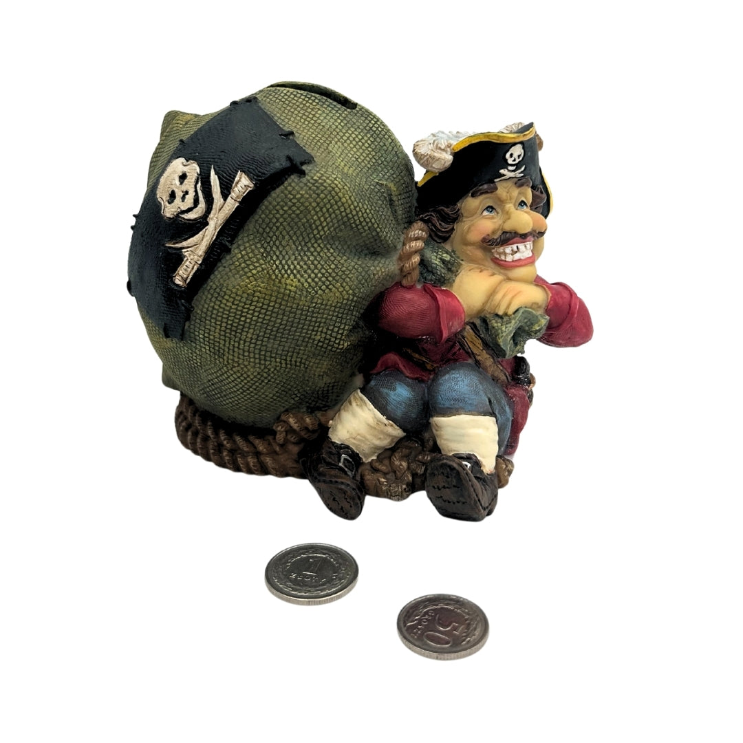 Decorative Pirate with Treasure Money Box 14 cm - CE03852