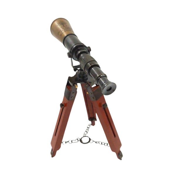 Brass Telescope on Tripod - TEL023H
