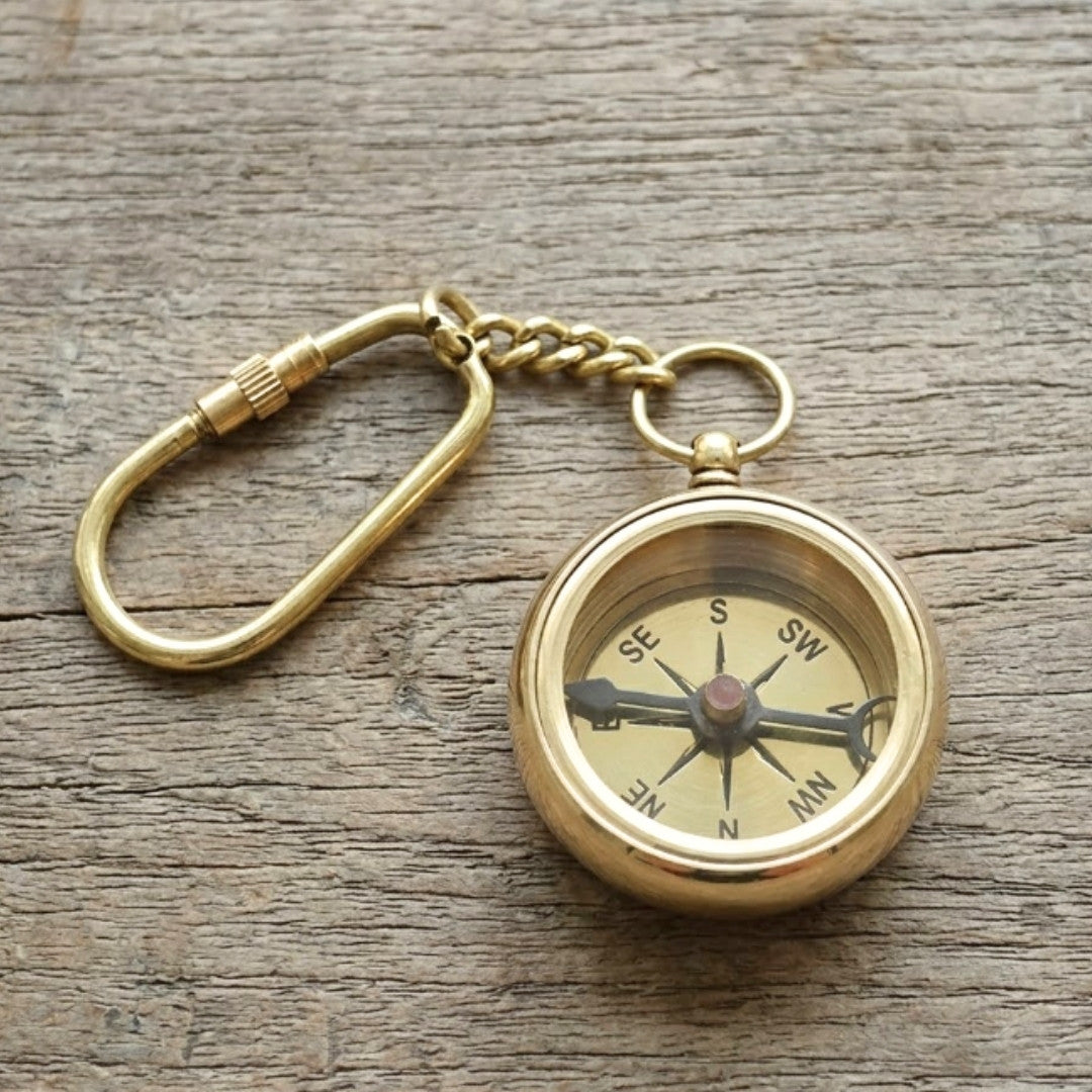 Metal Compass Keychain NC2050