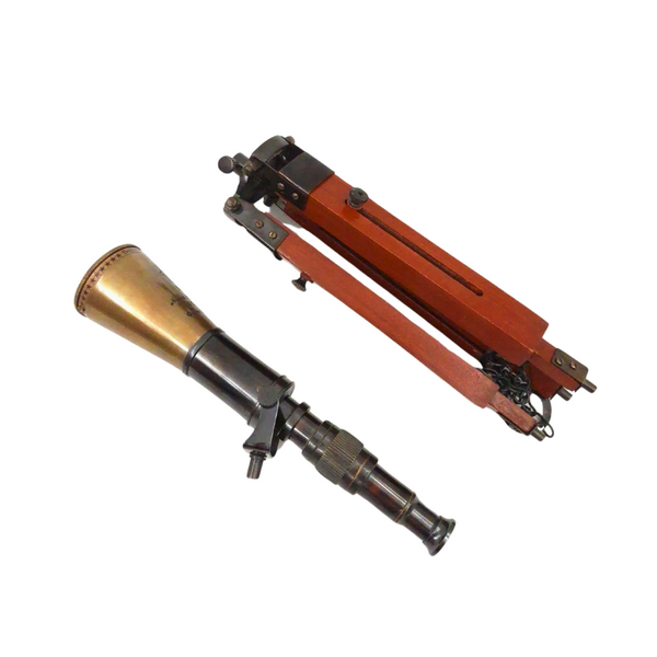 Brass Telescope on Tripod - TEL023H
