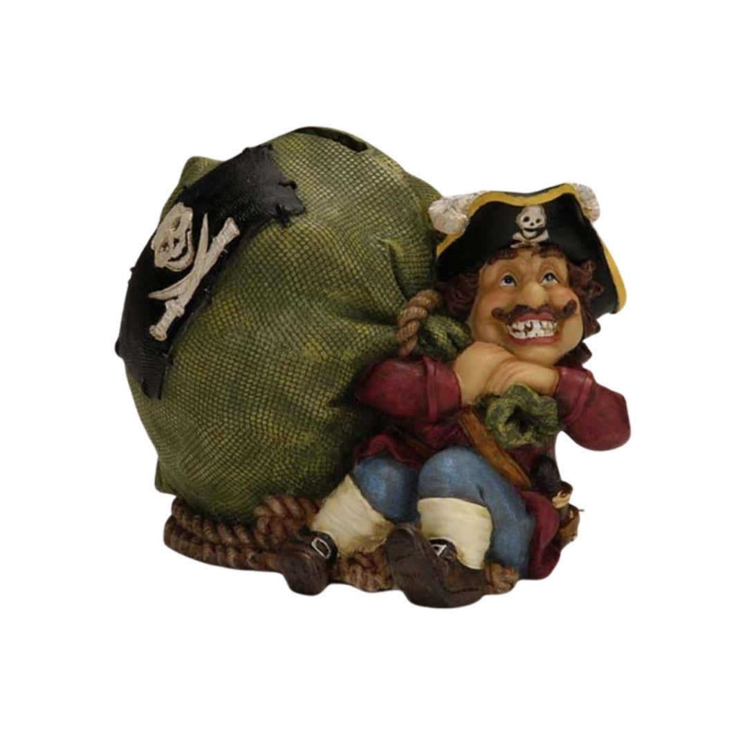 Decorative Pirate with Treasure Money Box 14 cm - CE03852
