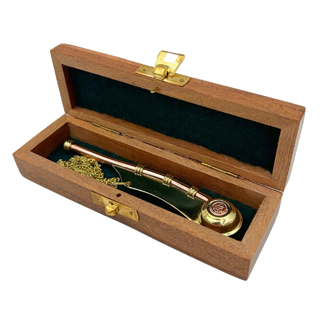 Boatswain's Whistle in a Wooden Box – NC103186