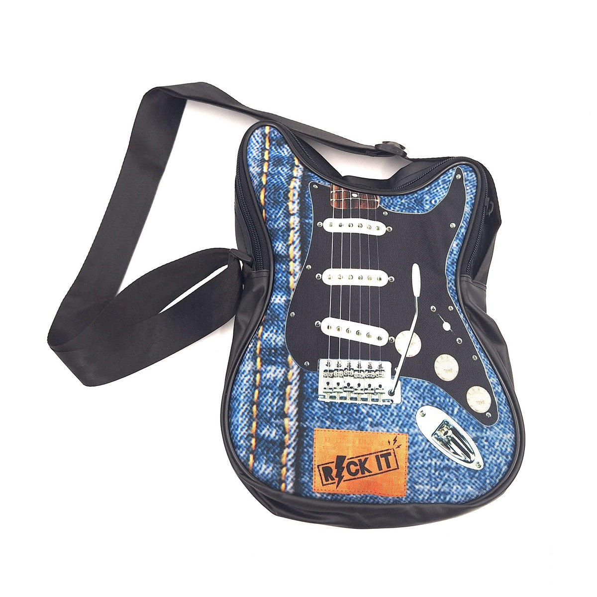 Let’s Rock Guitar-Shaped Shoulder Bag – RBG-019