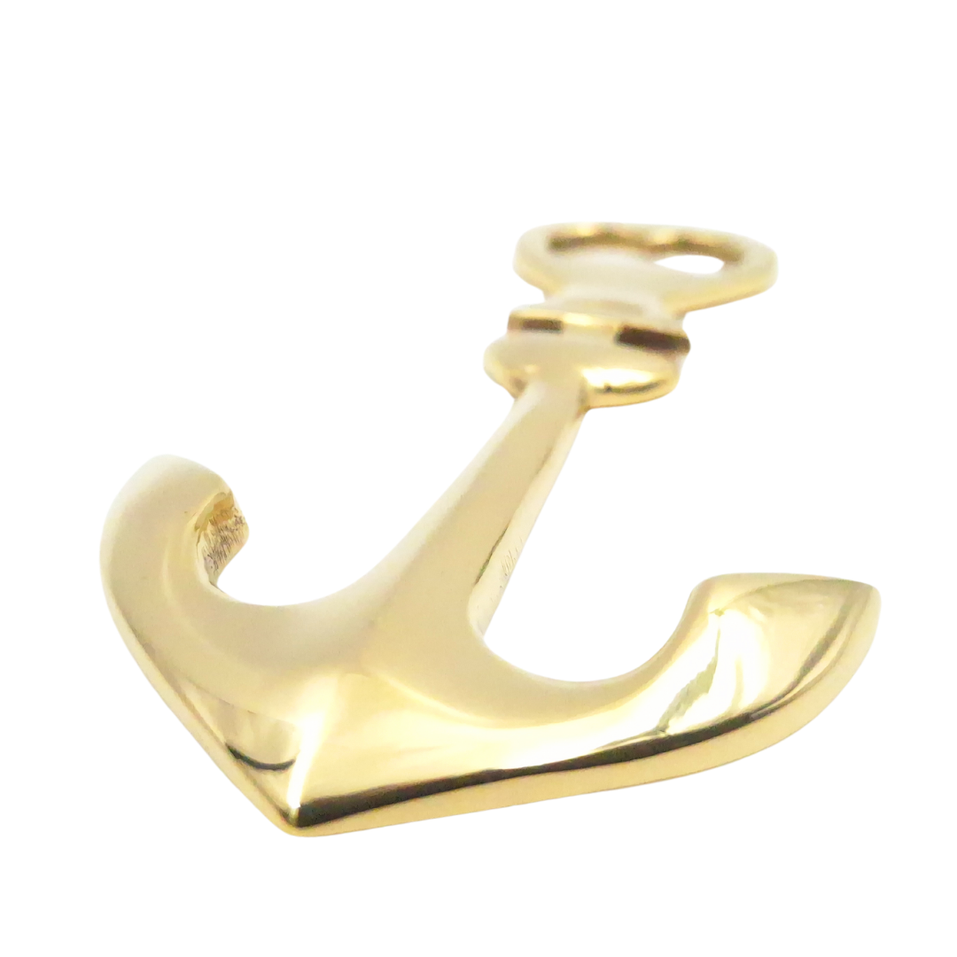 Brass Bottle Opener - Anchor – 70464