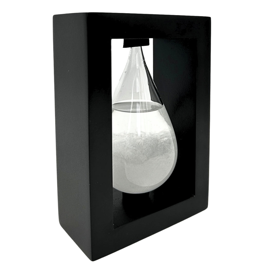 FitzRoy Storm Barometer in a Wooden Frame - Teardrop Storm Glass – BAW1