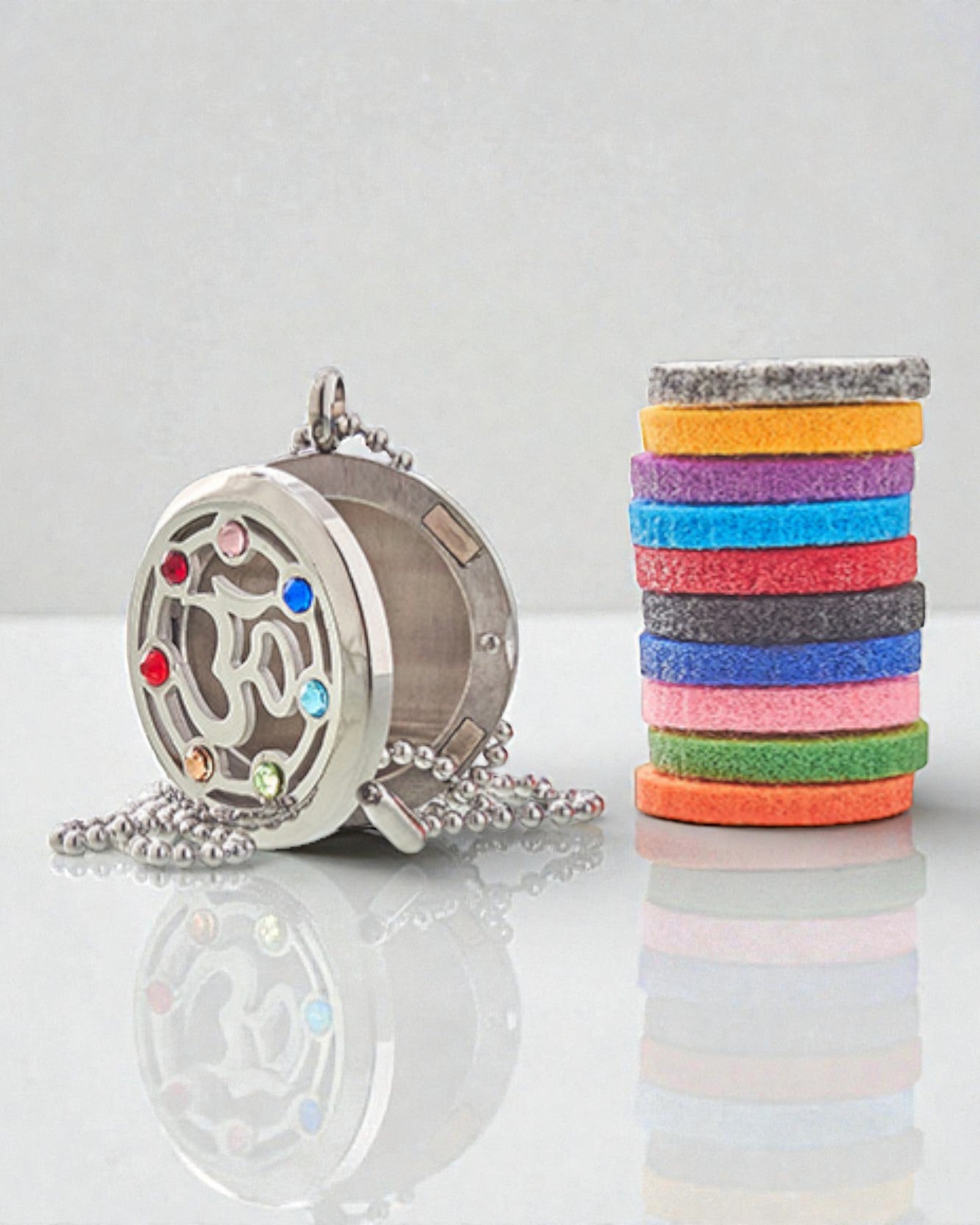 Aromalife Chakra OM Necklace – Secret Scent Locket 30 mm