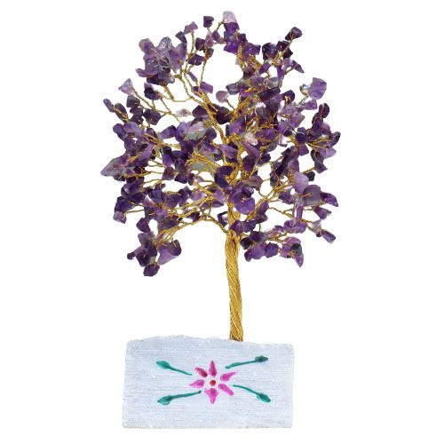 Amethyst Crystal Tree with 320 Stones