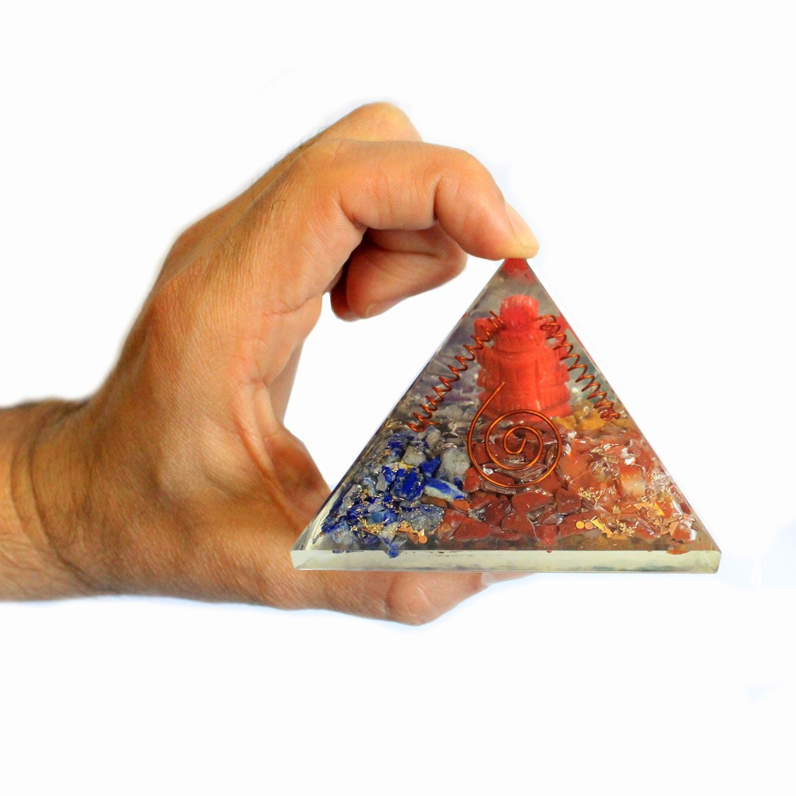 Magic Orgonite Pyramid Ganesh 70mm
