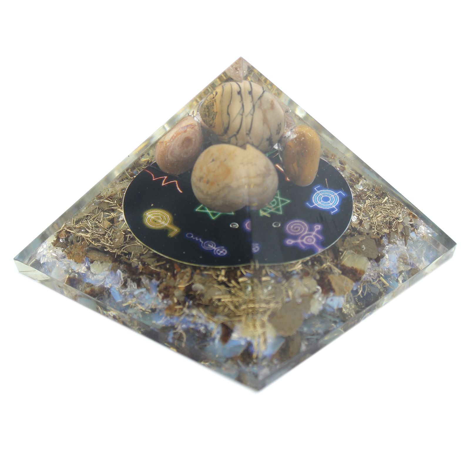 Orgonite Pyramid Midnight Reiki