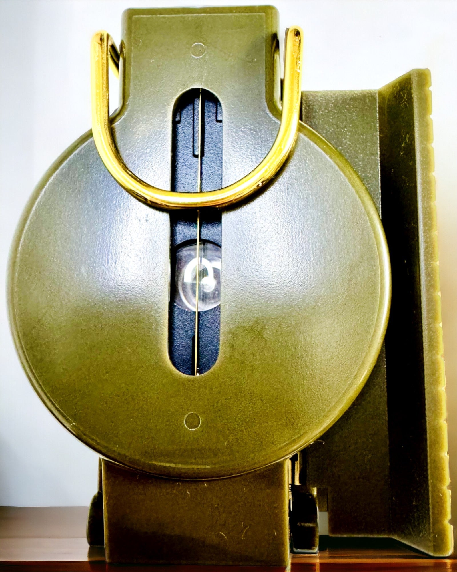 High Precision Waterproof Compass in Army Green Color – Reliable in Navigation, Engraving Option Available