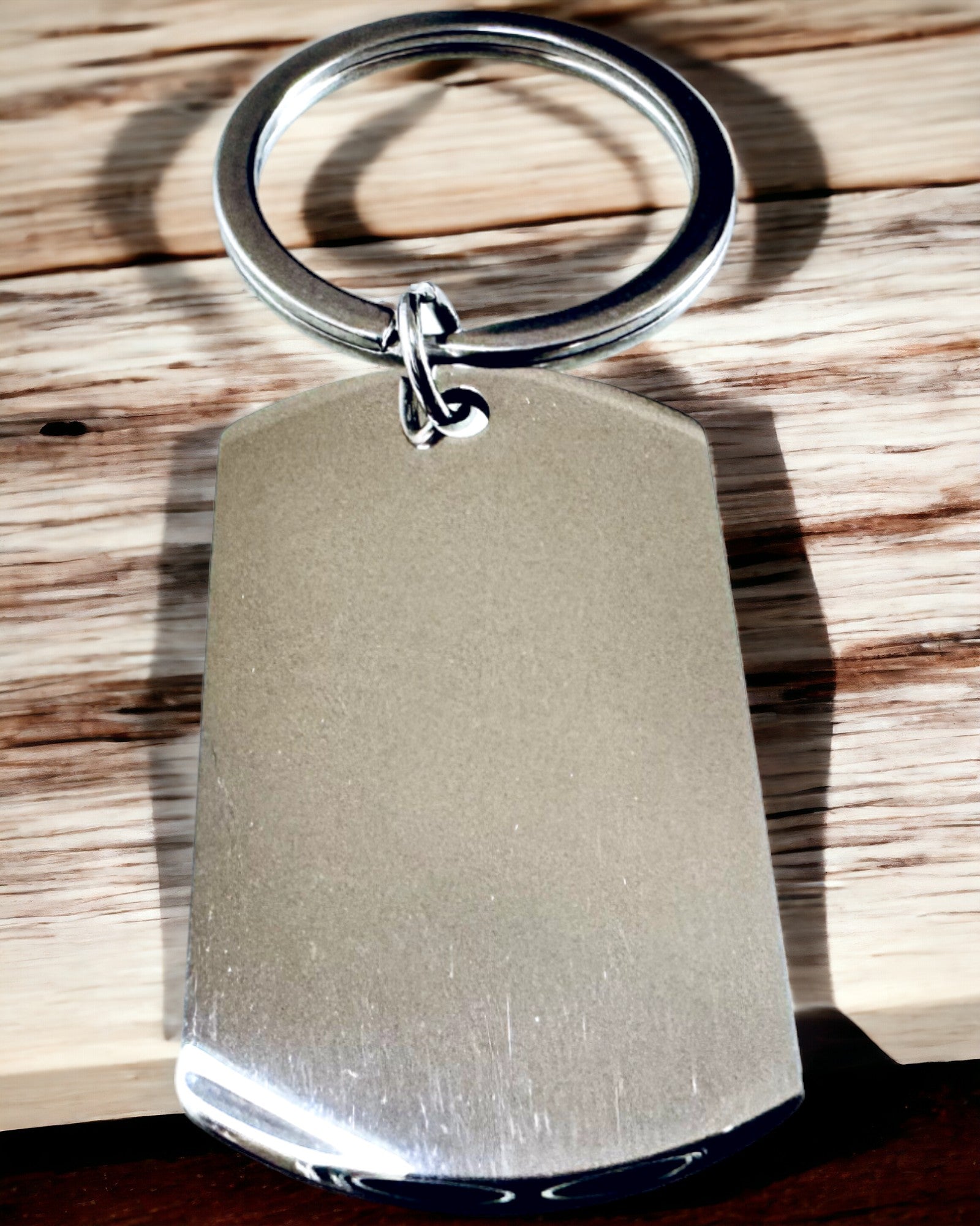 Military ID Tag "Dog Tag" in Stainless Steel – Personalized Engraving