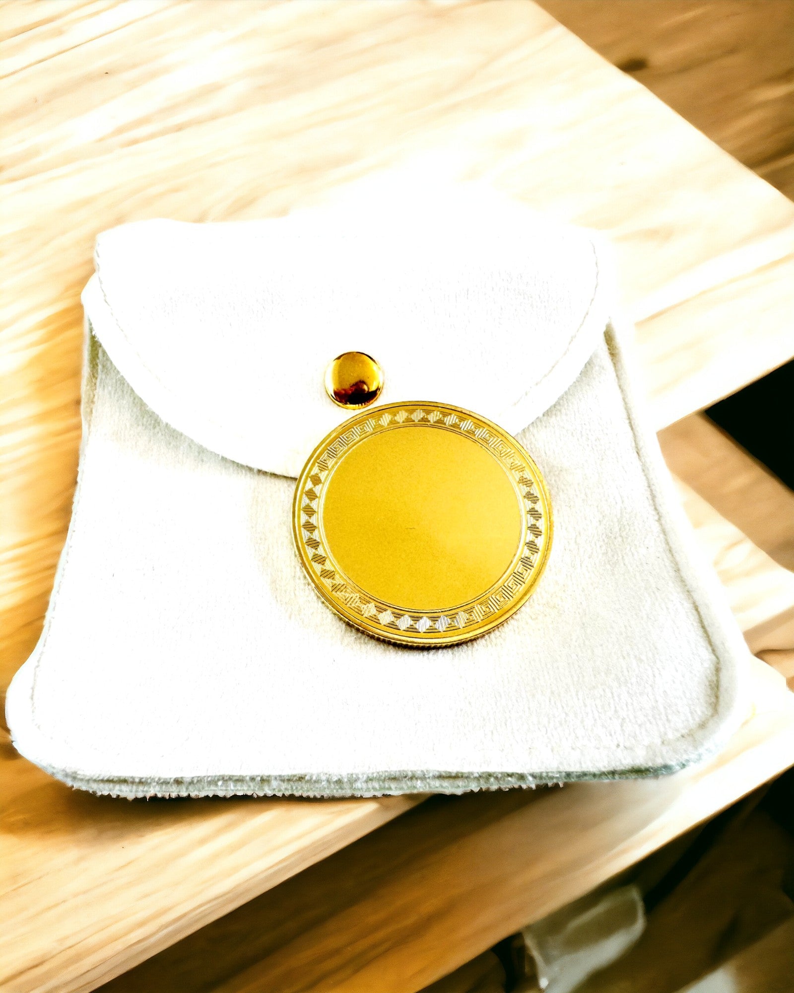 Blank Challenge Coin with Customizable Engraving – Collectible, 40mm, four models