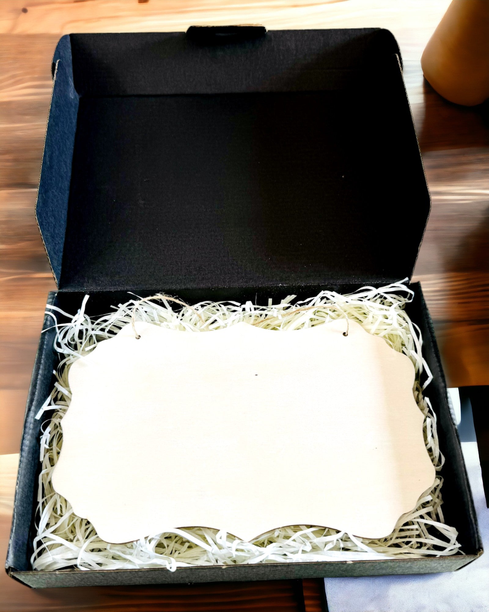 Wooden Decorative Pendant with Personalization Option – Various Shapes