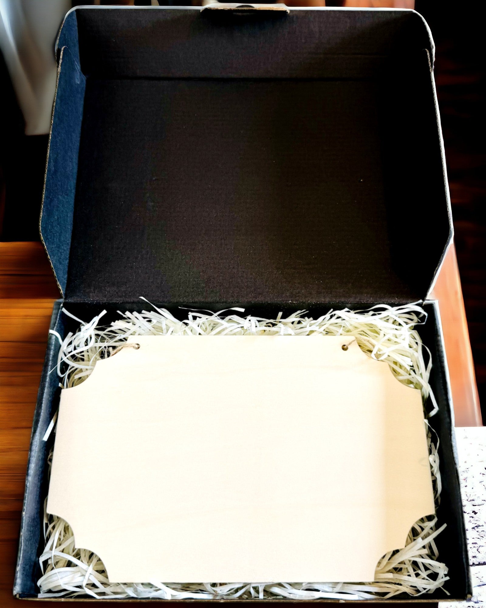 Wooden Decorative Pendant with Personalization Option – Various Shapes