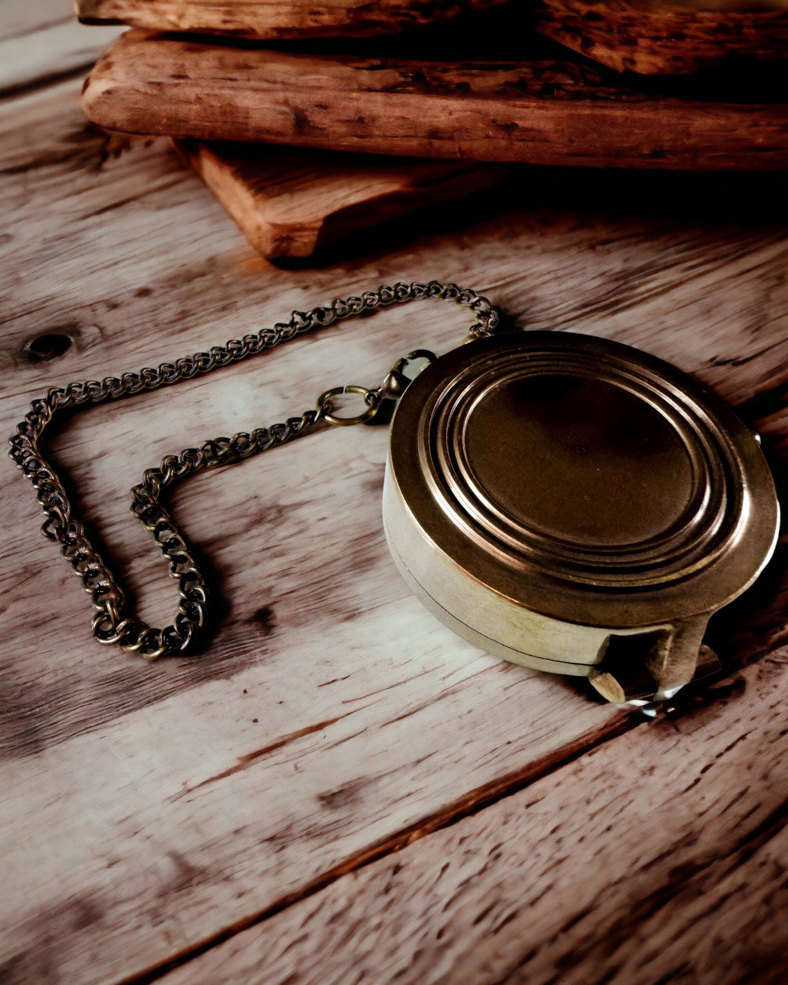 Indian Compass Odysseus – Retro Explorer's Gem - engraving option available