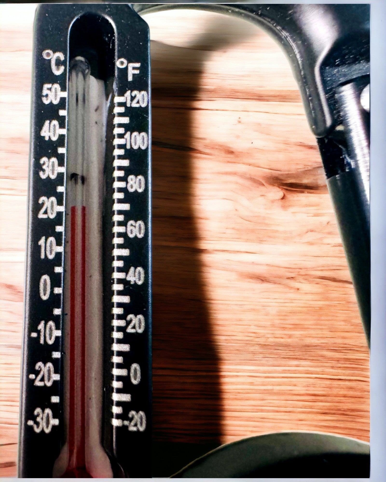 Carabiner compass with thermometer, keychain - engraving option