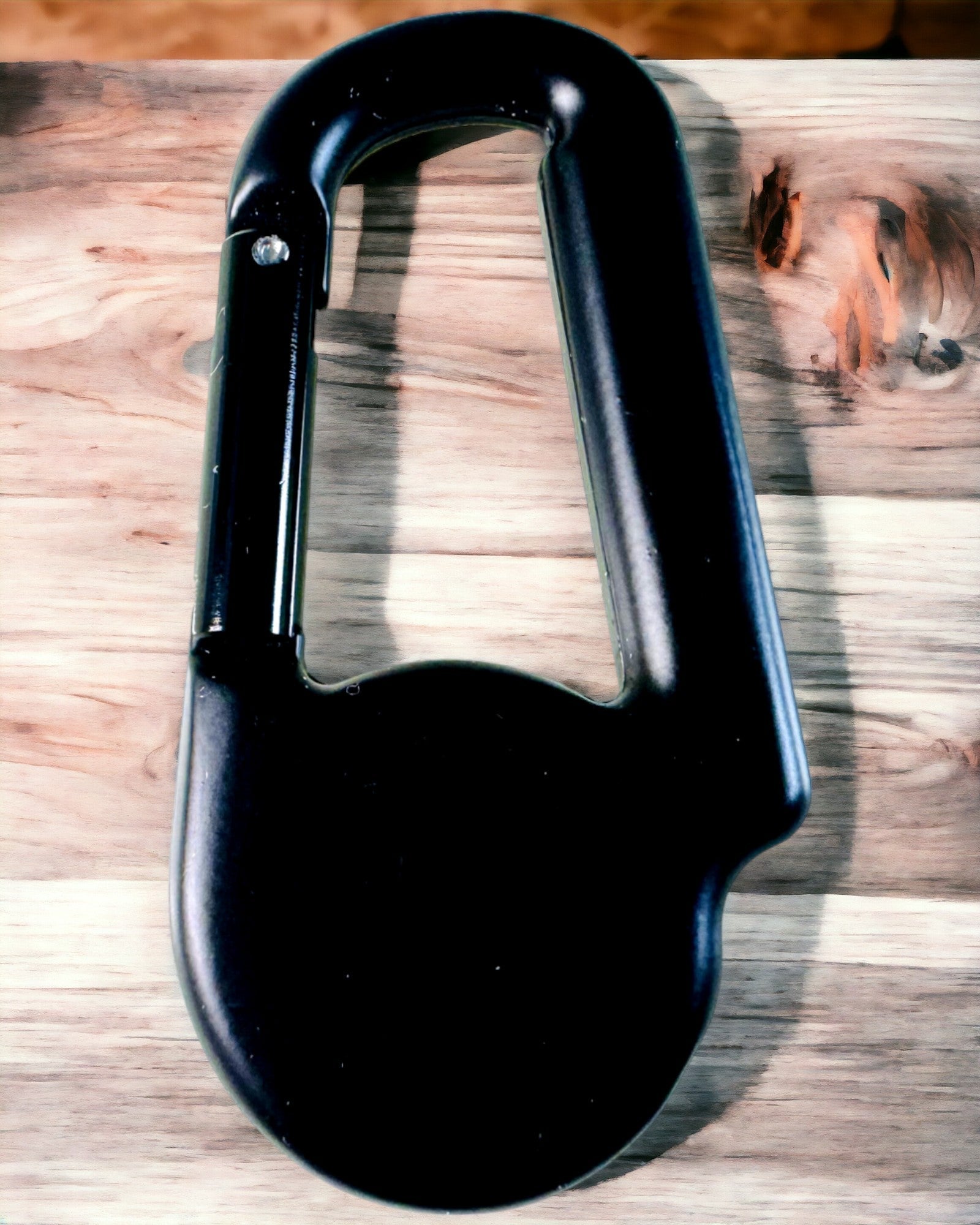 Carabiner compass with thermometer, keychain - engraving option