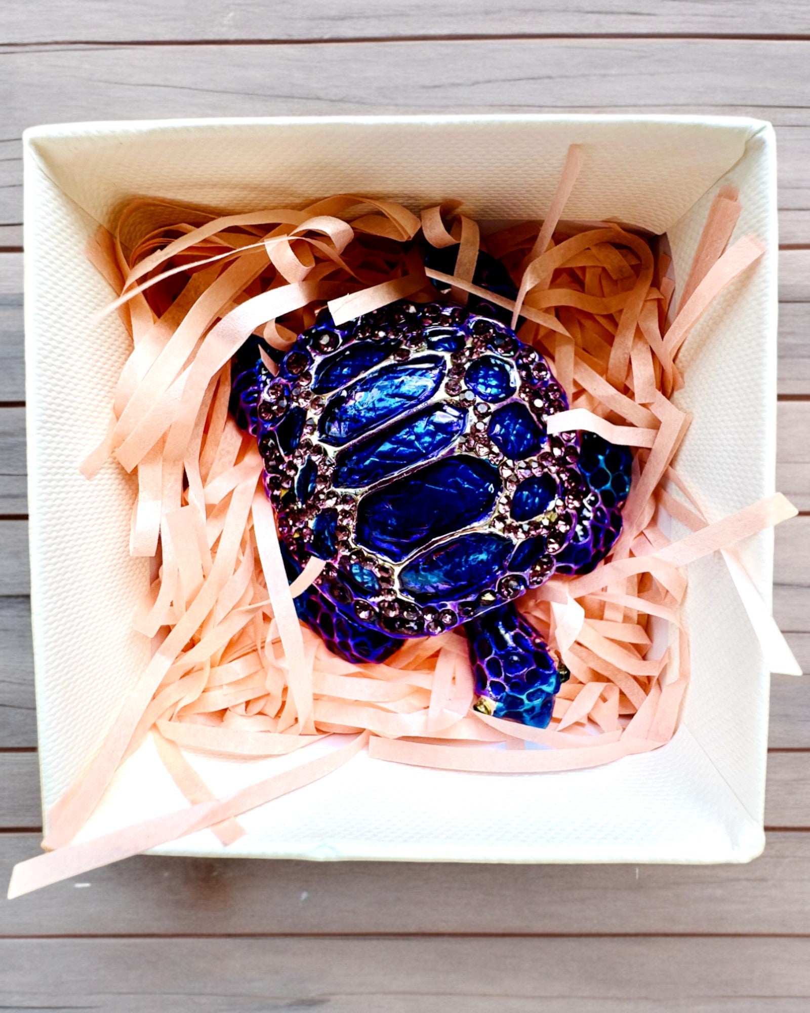 Magical Turtle Treasure - Jewelry Box with Custom Engraving Option, Gift
