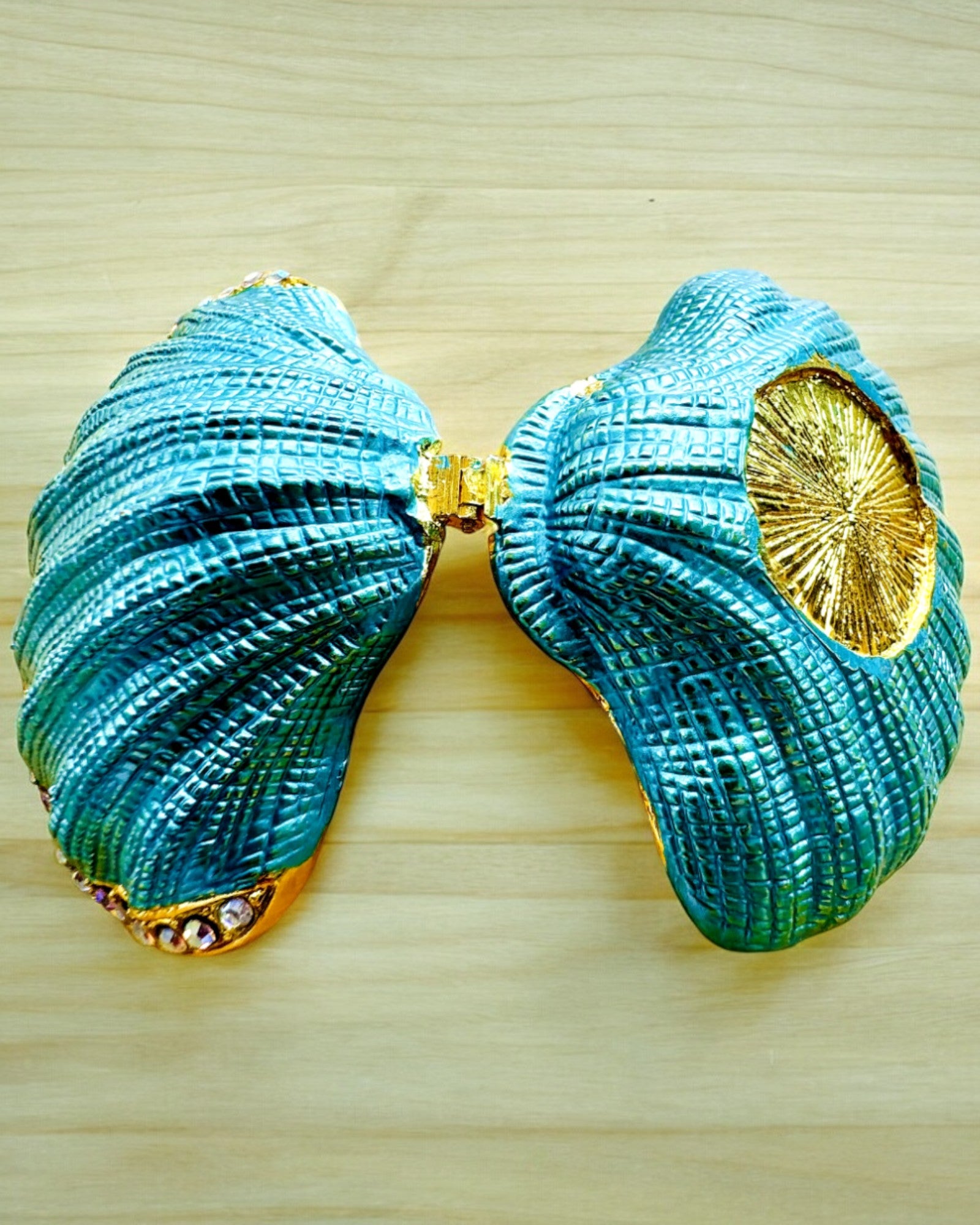 Treasure of Memories Shell - Jewelry Box with Custom Engraving Option, Gift