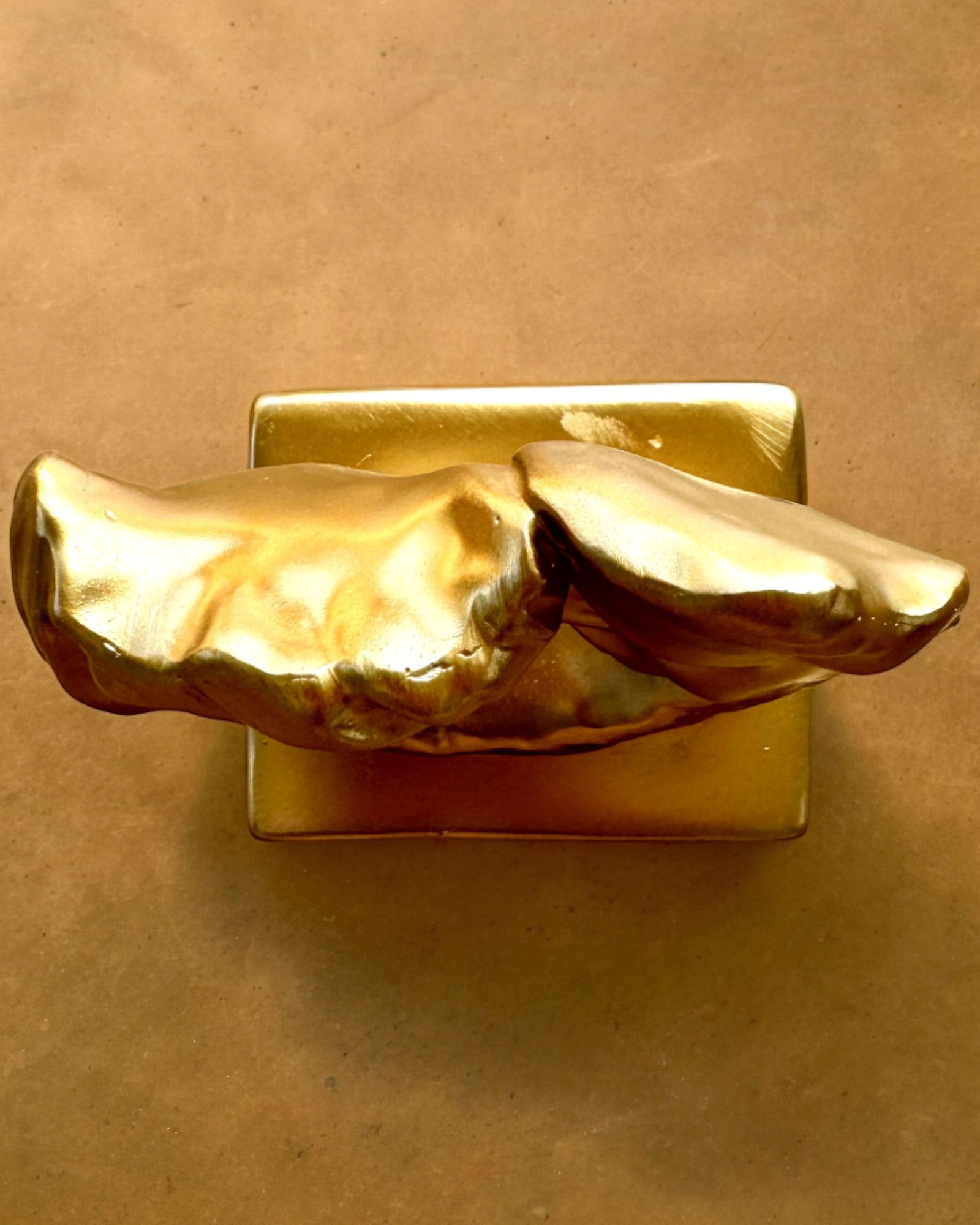 "Golden Connection" Figurine - 13.5 cm in height, Decorative with Engraving Option