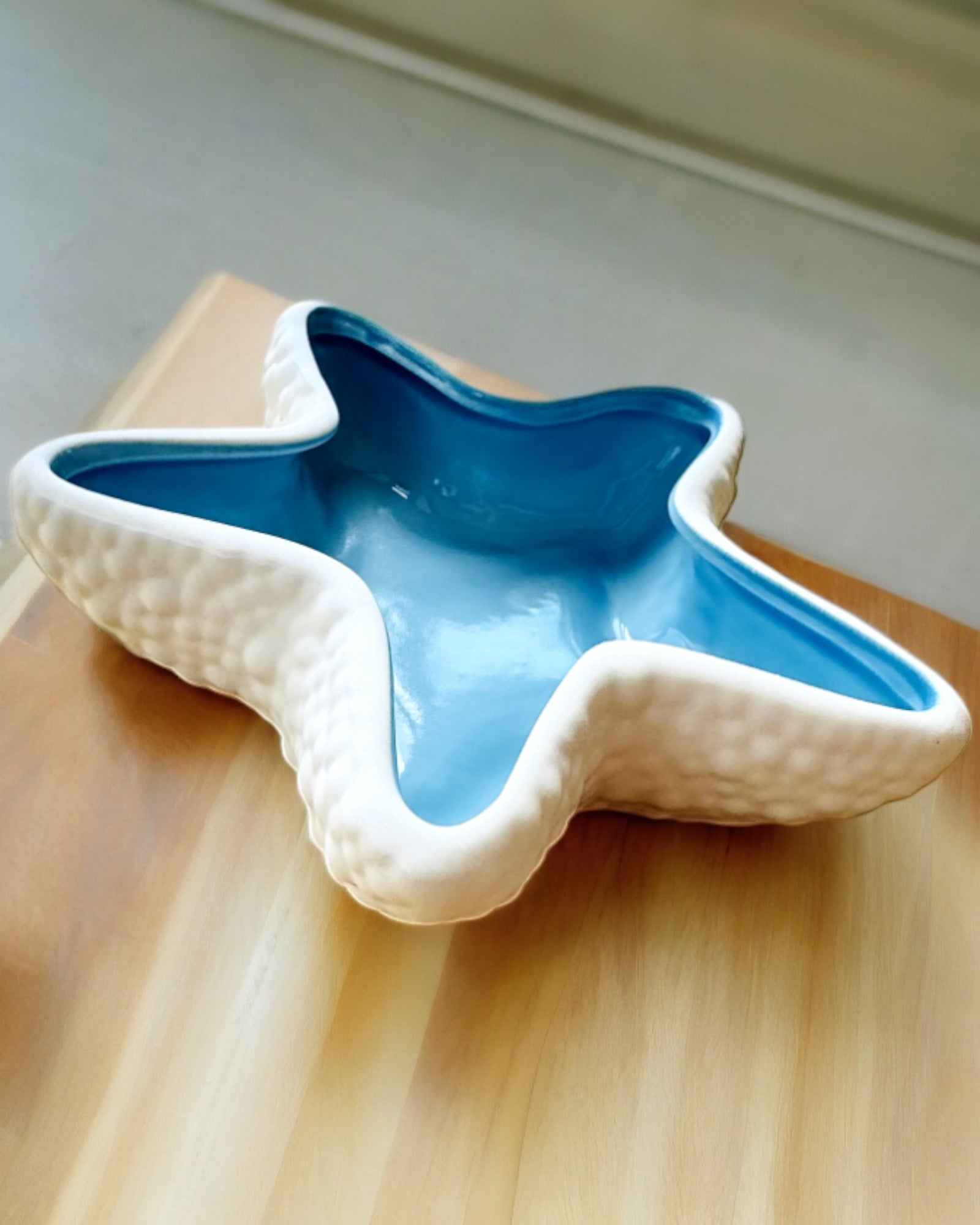 Ceramic Bowl "Starry Glow" - 14 cm wide - for gift, engraving personalization