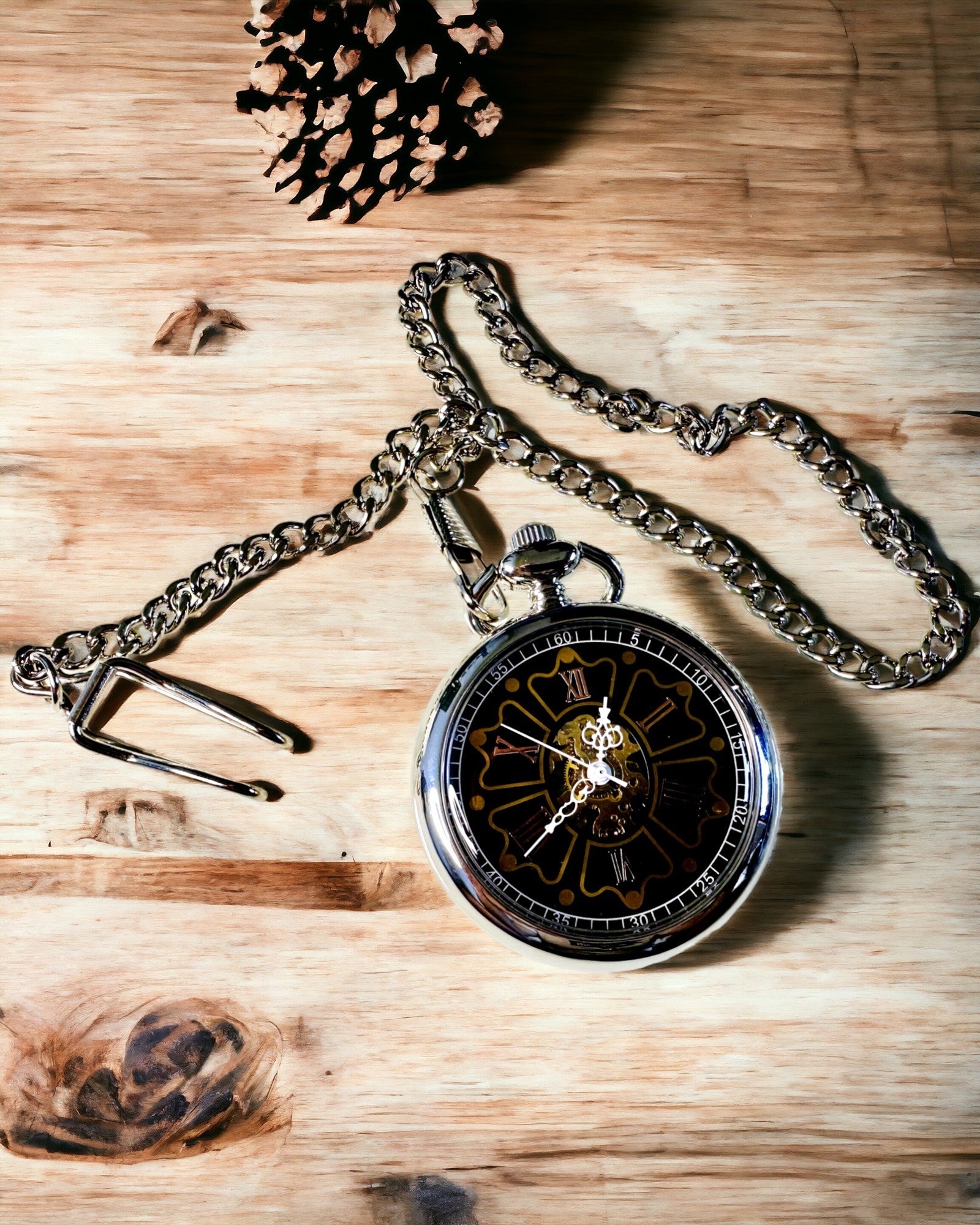 Vintage Style Pocket Watch with Engraving Option