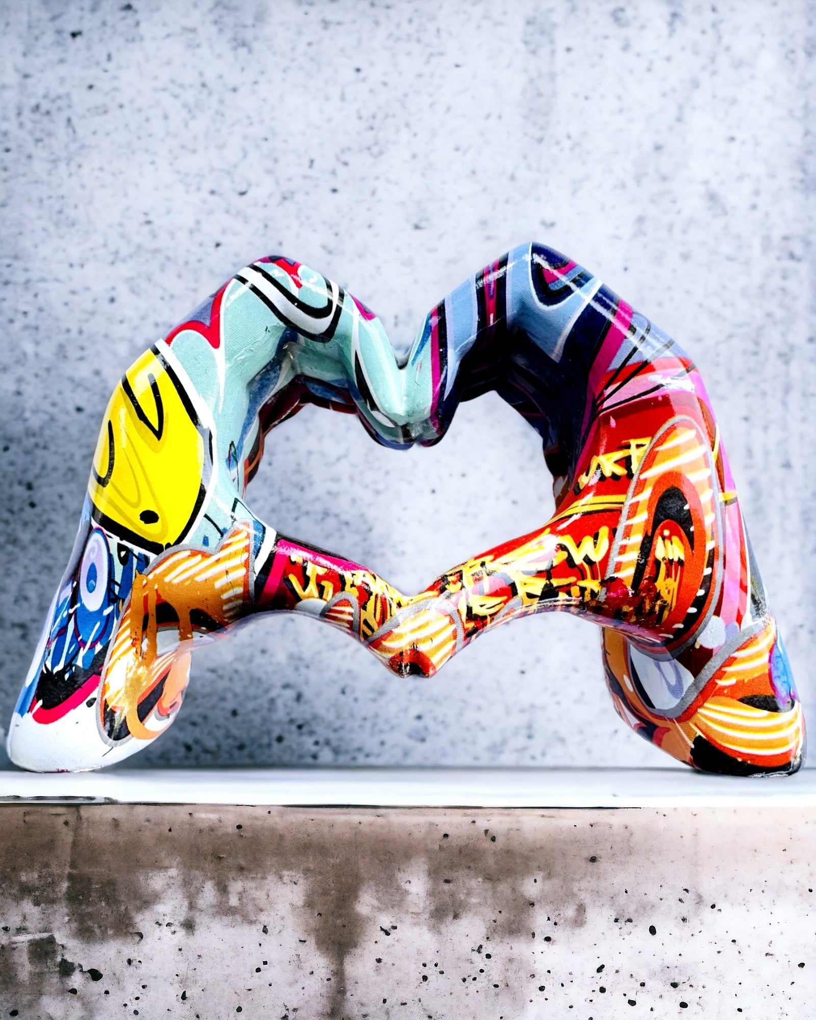 Decorative Figurine Colorful Decorative Handle ArtBrace - customizable with engraving, as a gift